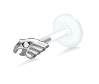 Eagles Face Shaped Labrets Push-in LA-1004